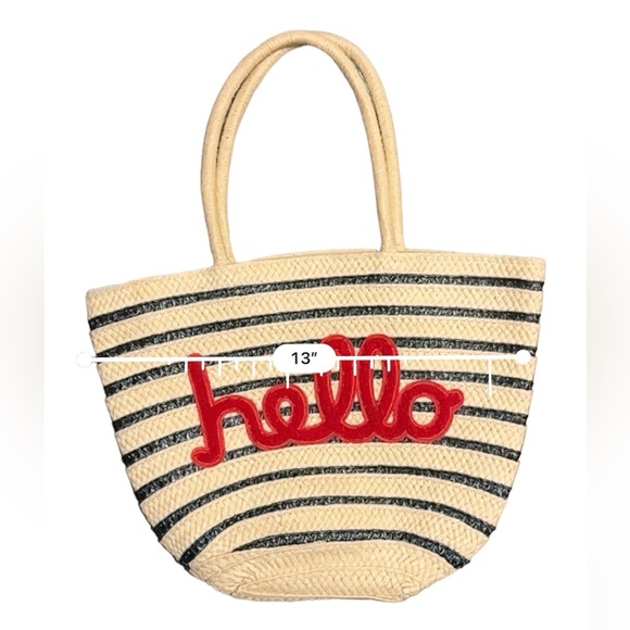 GAP Kids straw “Hello” tote - Picture 7 of 9